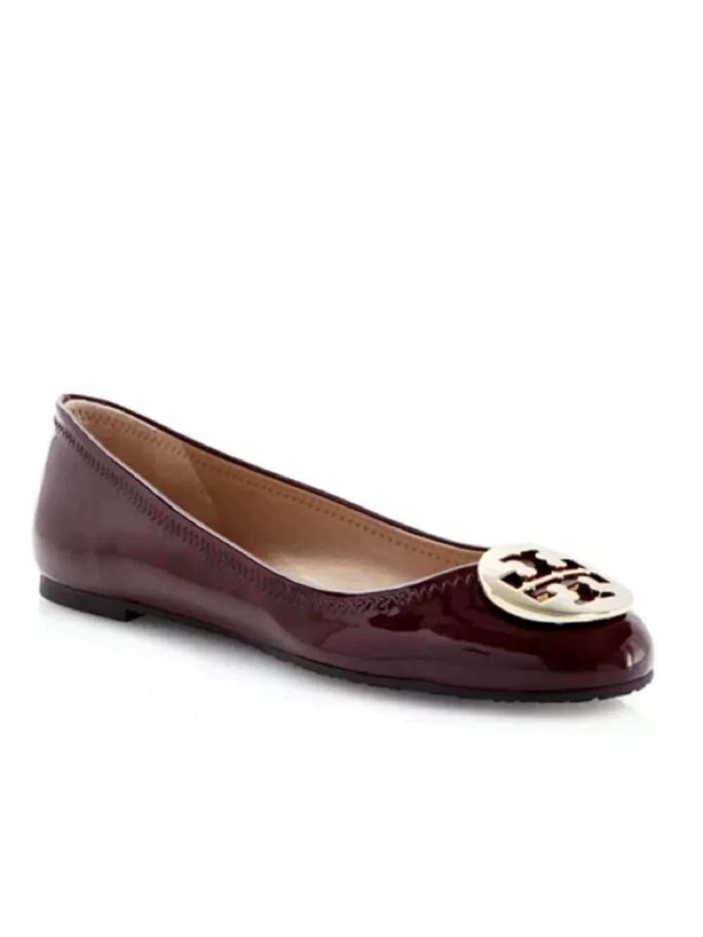 Tory Burch Reva Burgundy flats - 7.5